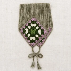 Crochet Headwarmer in Seal Gray by Misha & Puff