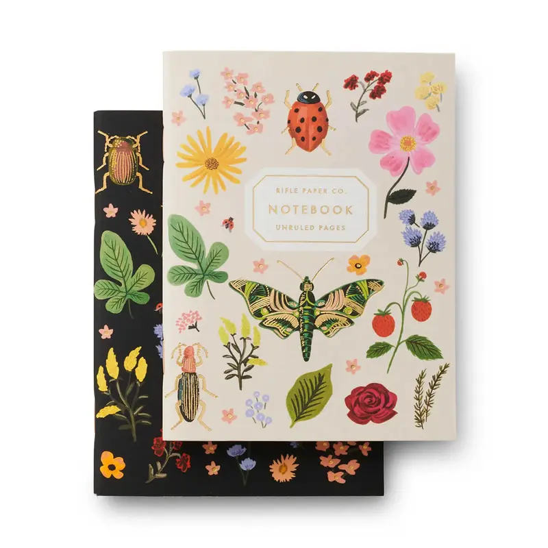 Curio Pocket Notebooks (set of 2) by Rifle Paper Co.