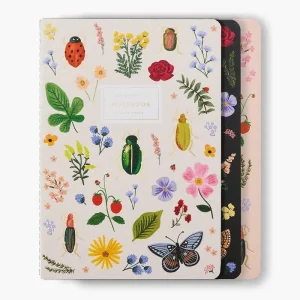 Curio Stitched Notebooks (set of 3) by Rifle Paper Co.