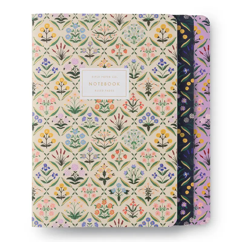Estee Stitched Notebooks (set of 3) by Rifle Paper Co.