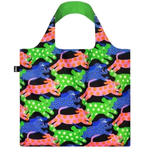 Glitter Power Dogs Recycled Shopping Bag by Loqi
