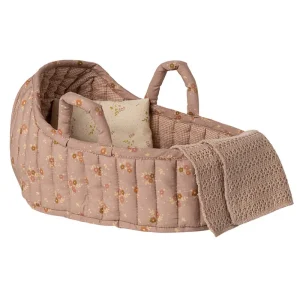 Large Carrycot in Rose (29cm) by Maileg