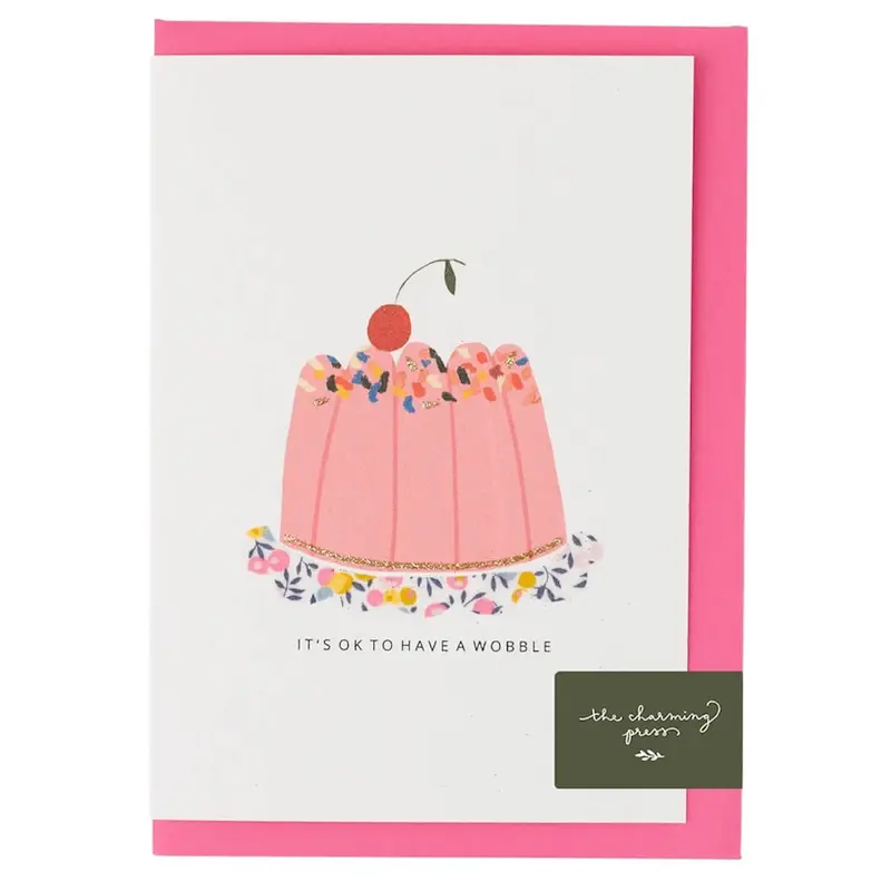 Liberty Jelly Greetings Card in Wiltshire Bud Liberty Print by The Charming Press