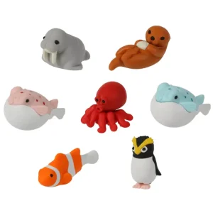Marine Animals Puzzle Eraser by Iwako Japan