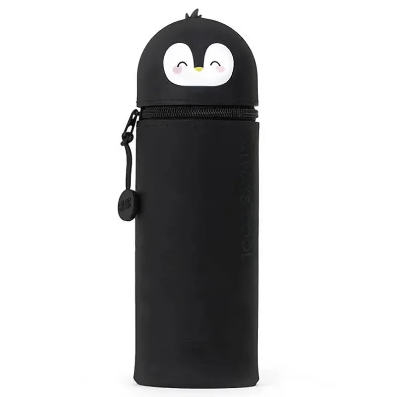 Penguin Kawaii Two In One Silicone Pencil Case by Legami