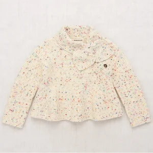 Peplum Scout Pullover in Lollipop Confetti by Misha & Puff - Last Ones In Stock - 6-8 Years