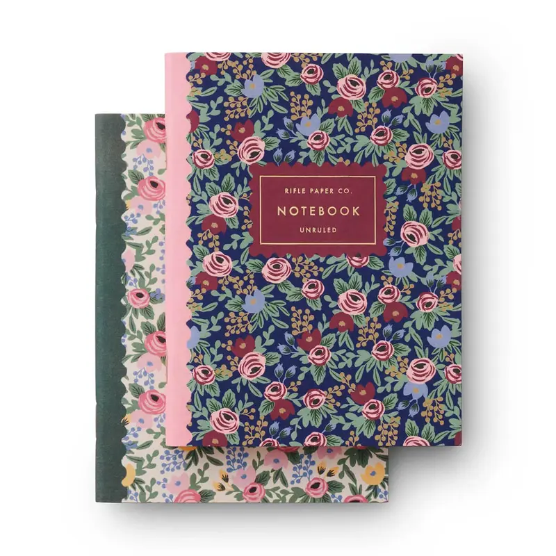 Rosa Pocket Notebooks (set of 2) by Rifle Paper Co.