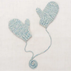 Safe Harbour Mittens in Yonder And String Marl by Misha & Puff