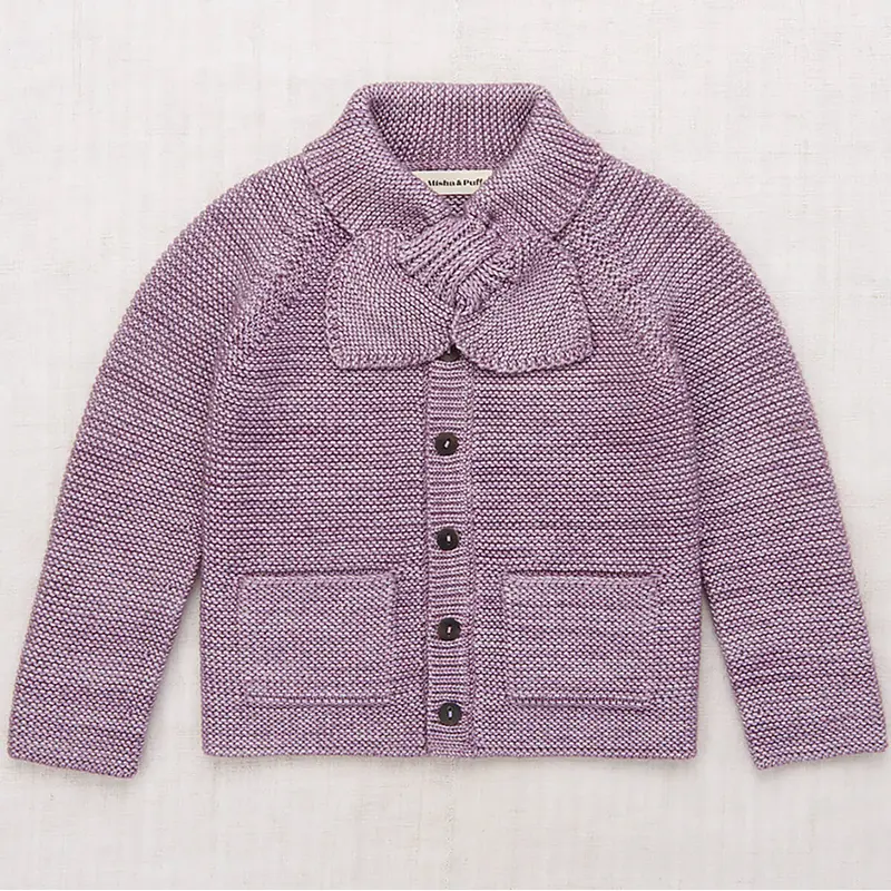 Scout Cardigan in Periwinkle by Misha & Puff - Last Ones In Stock - 6-8 Years