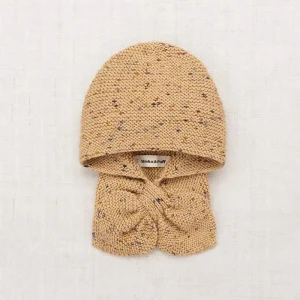 Sledding Hood in Camel Confetti by Misha & Puff