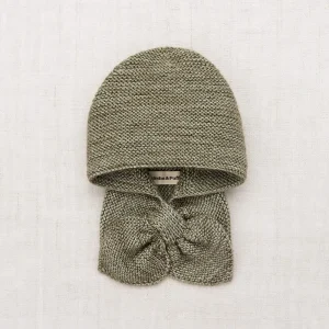 Sledding Hood in Seal Gray by Misha & Puff