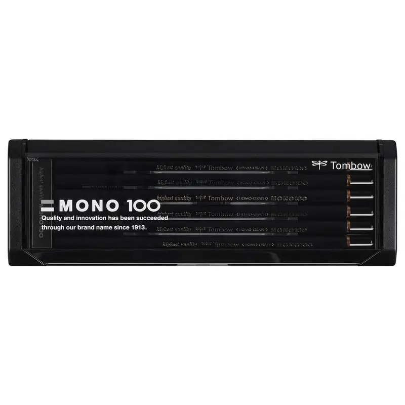 Tombow Mono 100 Box of 12 HB Pencils by Tombow