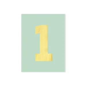 Age 1 Tiddly Birthday Greetings Card by Kali Stileman Cards