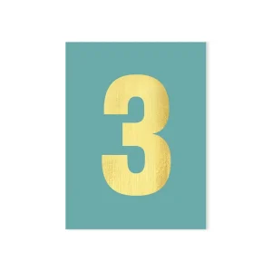 Age 3 Tiddly Birthday Greetings Card by Kali Stileman Cards