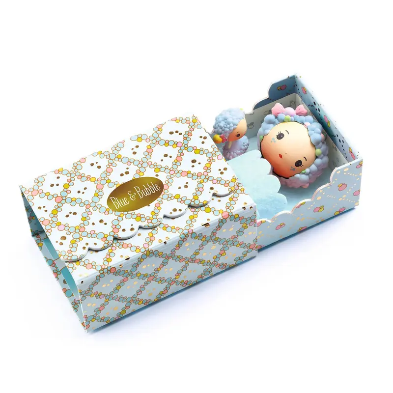 Blue Tinyroom Tinyly Figure Set by Djeco