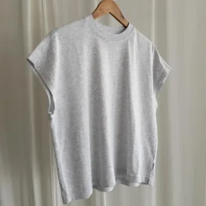 Jeanne Tee in Ice Grey by Le Bon Shoppe