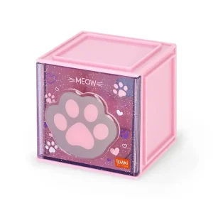 Kitty Stackable Desk Storage Box by Legami