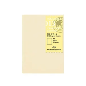 Traveler's Notebook Passport Size Cream Refill 013 by Traveler's Company