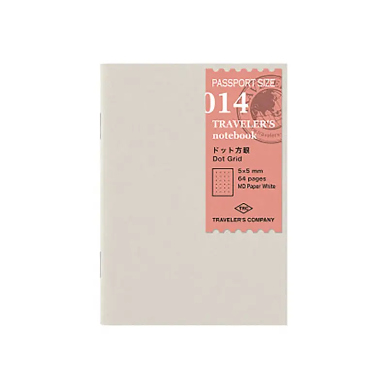 Traveler's Notebook Passport Size Dot Grid Refill 014 by Traveler's Company
