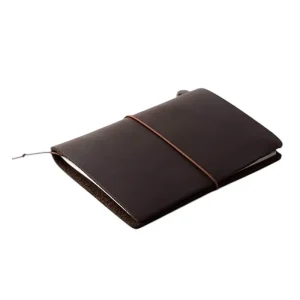 Traveler's Notebook Passport Size in Brown by Traveler's Company