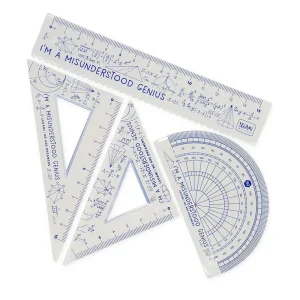 You Rule! Genius Geometry Set by Legami