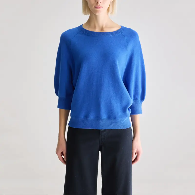 Anglet Crewneck Sweater in Lazuli by Bellerose