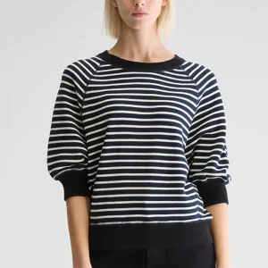 Anglet Crewneck Sweater in Stripe B by Bellerose