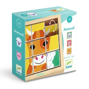 Animoroll Wooden Puzzle by Djeco