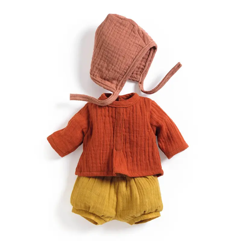 Baby Pomea Doll Outfit in Mandarine by Djeco