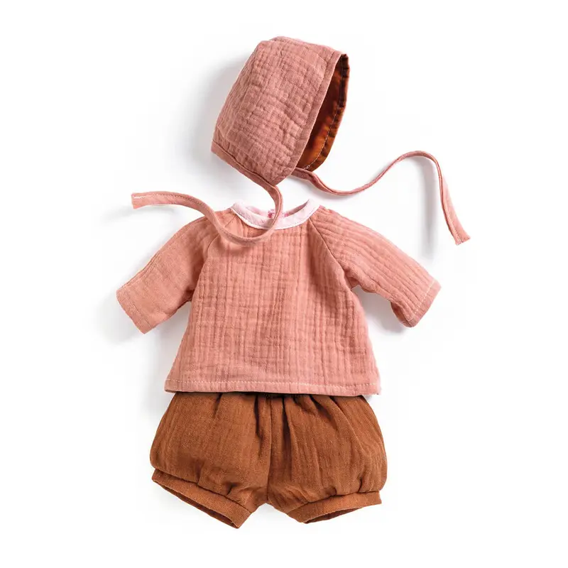 Baby Pomea Doll Outfit in Peach by Djeco