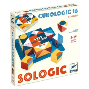 Cubologic 16 Sologic Game by Djeco