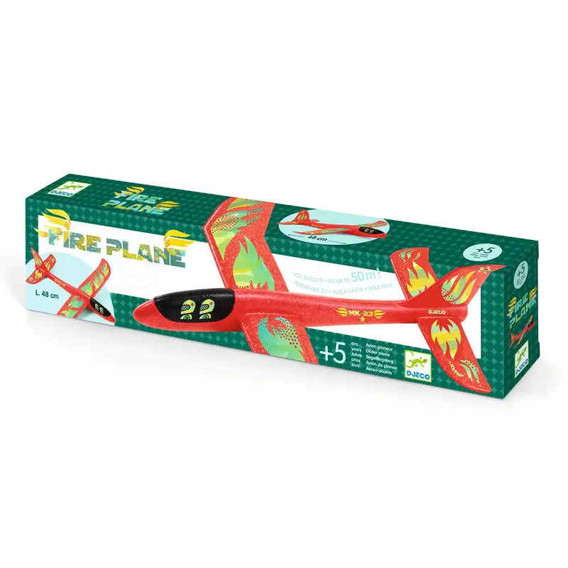 Fire Plane Glider by Djeco