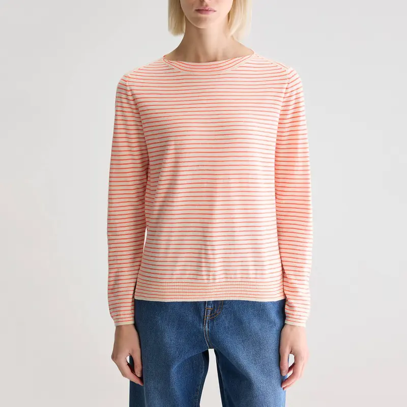 Gop Boatneck Sweater in Stripe B by Bellerose