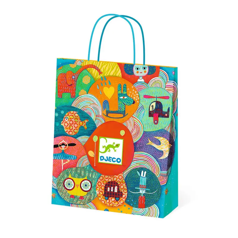 Illustrated Small Paper Gift Bags by Djeco
