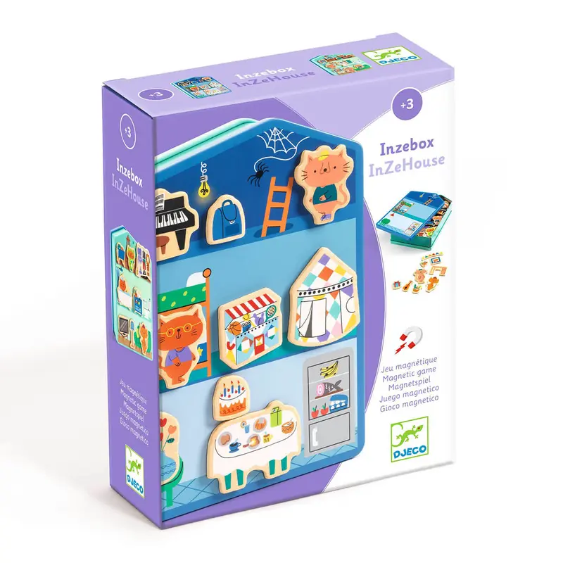 InZeHouse Inzebox Wooden Magnets Create Kit by Djeco