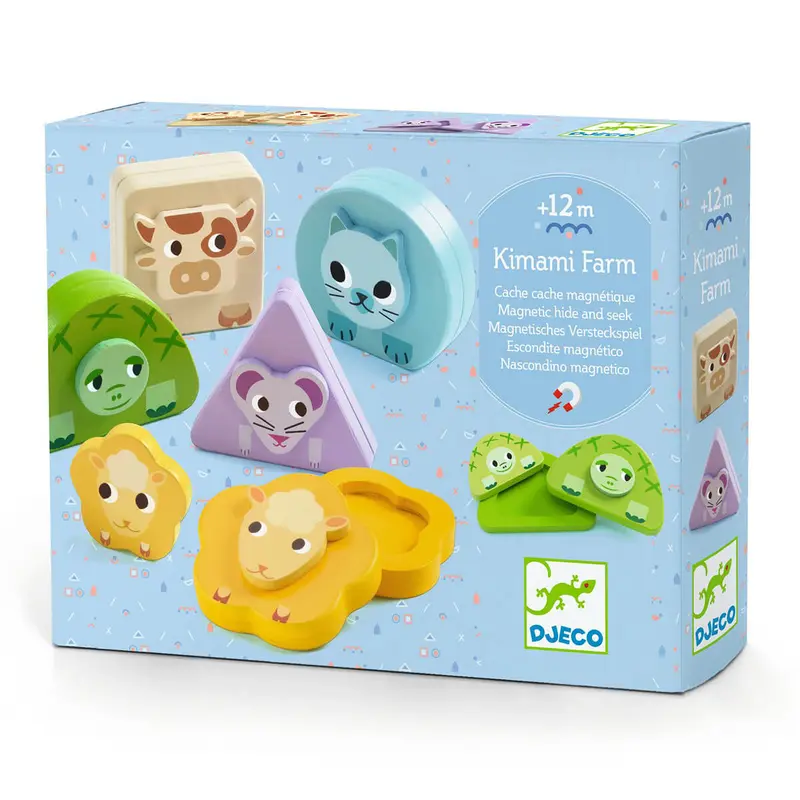 Kimami Farm Wooden Magnetic Game by Djeco