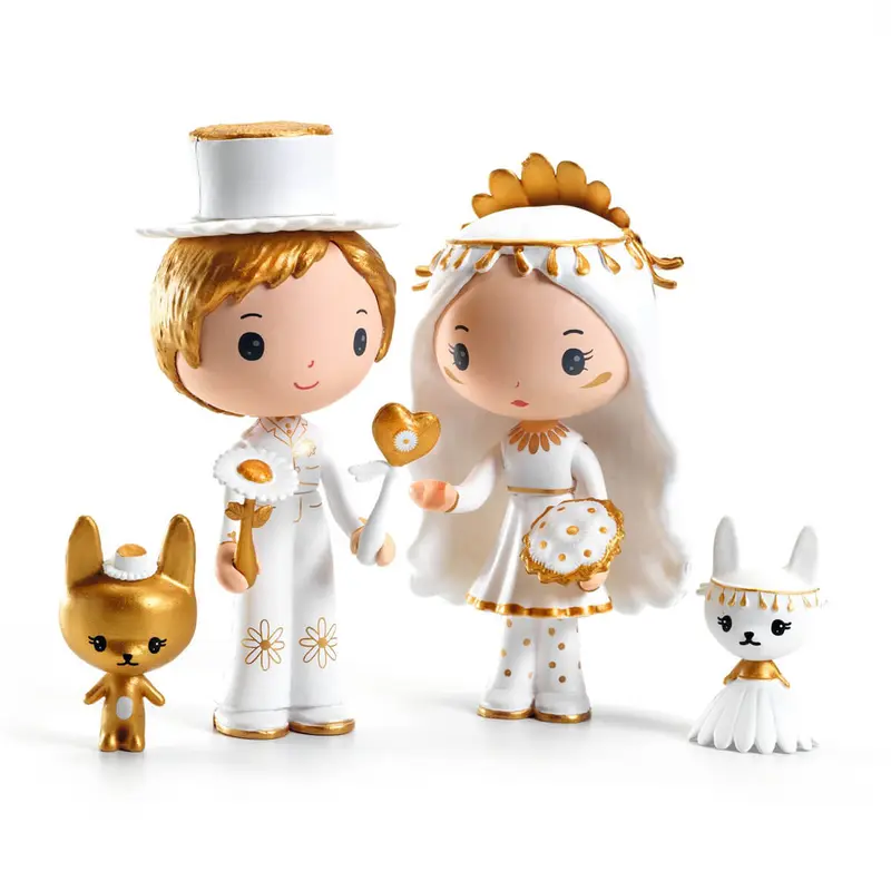 Marguerite And Lopold Tinyly Figures by Djeco