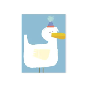 Mini Duck Birthday Greetings Card by Kali Stileman Cards