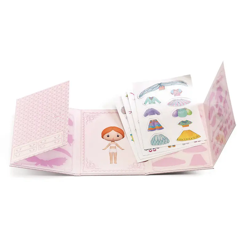 Tinyly Miss Lilyruby Reusable Stickers by Djeco