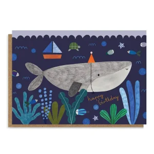 Underwater Birthday Greetings Card by Daria Solak Illustrations