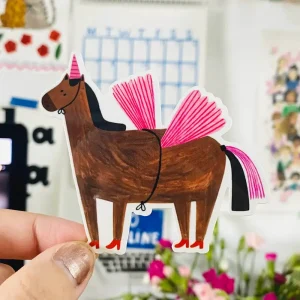 Unicorn Sticker by Daria Solak Illustrations