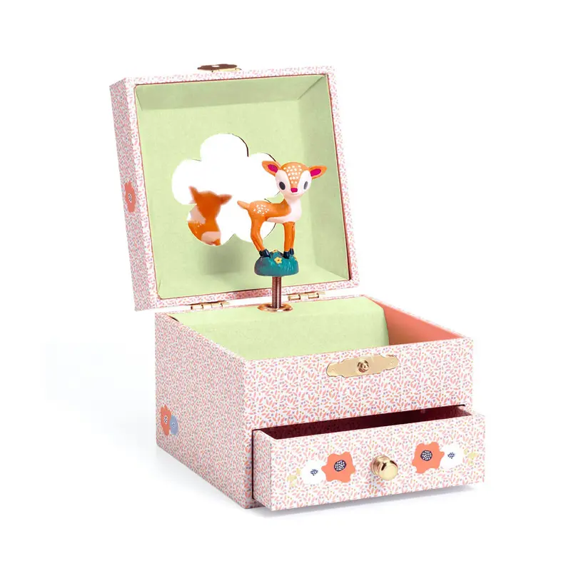 Wood Fawn Music Box by Djeco