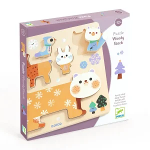Woody Stack Wooden Puzzle by Djeco