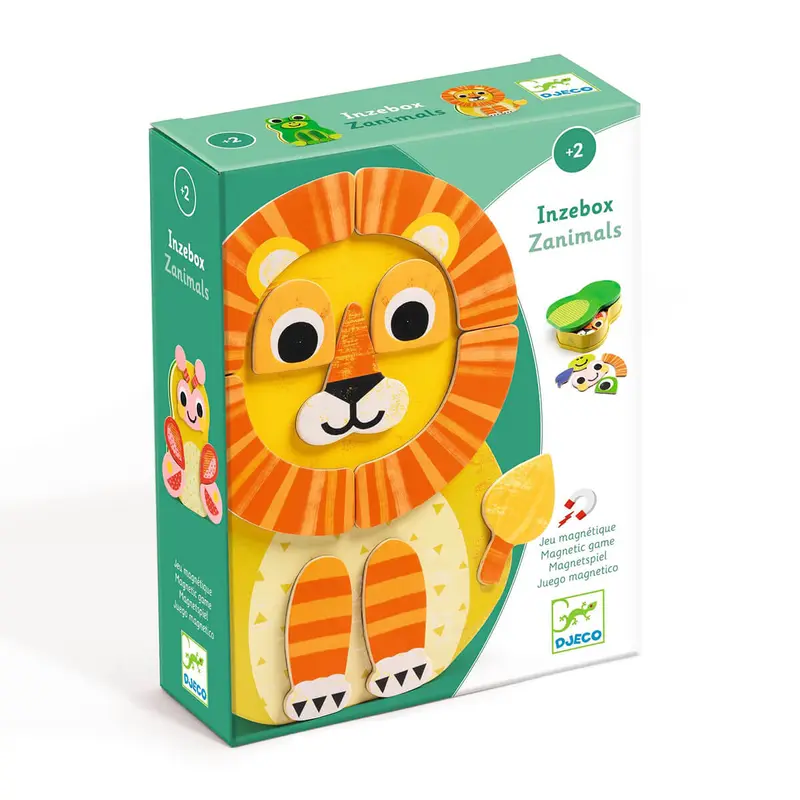Zanimals Inzebox Wooden Magnets Create Kit by Djeco