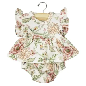 Carlota Dress and Bloomer Set (34cm and 37cm Doll) in Lili-Rose by Minikane