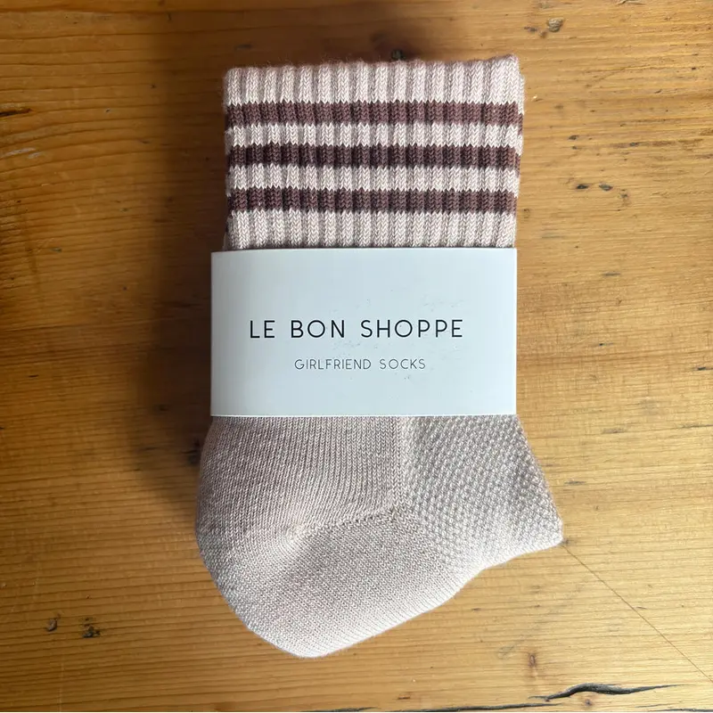 Girlfriend Adult Socks in Bellini by Le Bon Shoppe