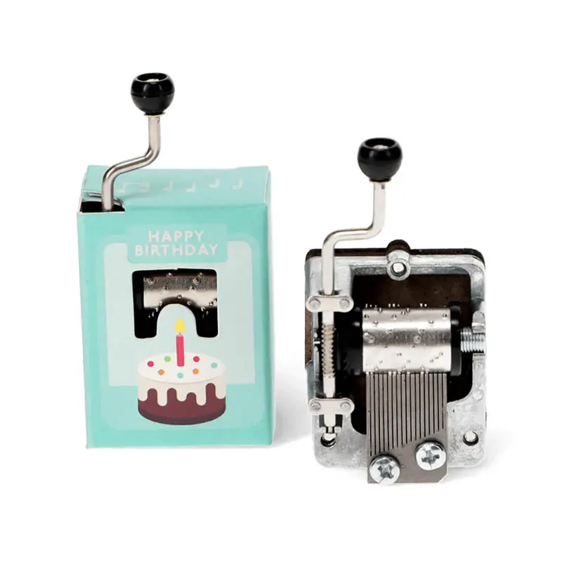 Happy Birthday Hand-Crank Music Box (assorted) by Rex London