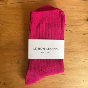 Her Adult Socks in Fuchsia by Le Bon Shoppe