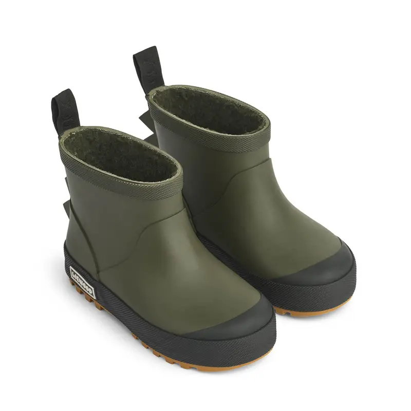 Jesse Dino Thermo Rainboots in Army Brown by Liewood