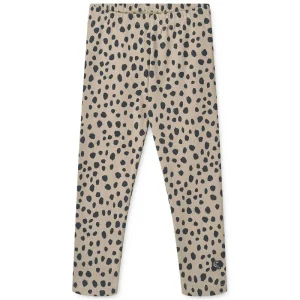 Marien Printed Rib Leggings in Leo Spots Mist by Liewood